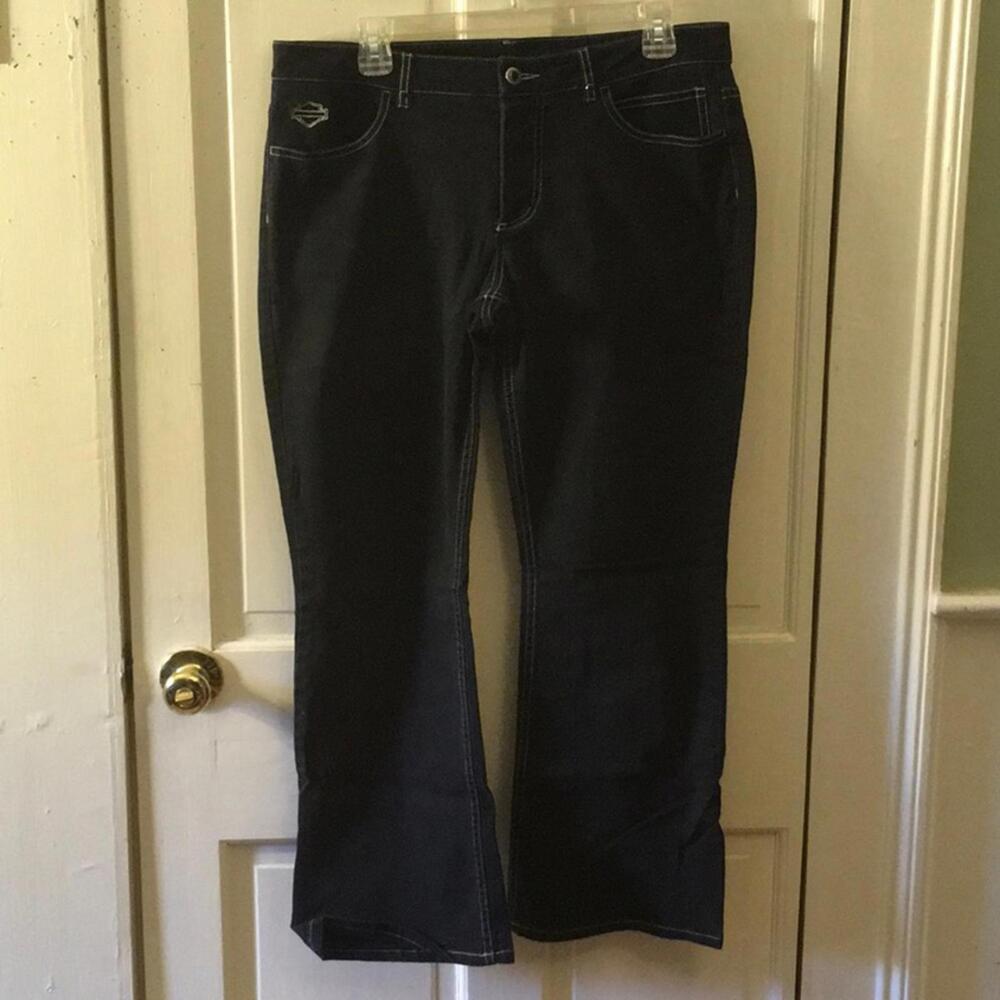 Harley Davidson jeans black size 12 petite